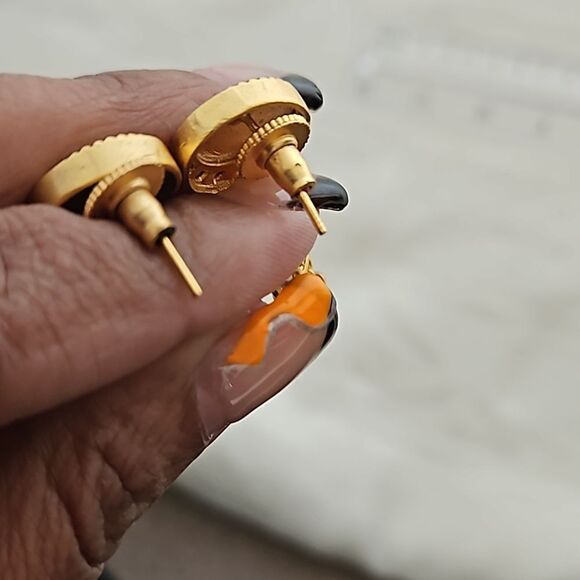 Indian Traditional Kundan  Necklace & Earrings Set - Picture 13 of 16